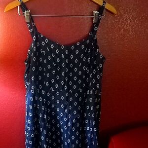 Old navy Large blue print dress